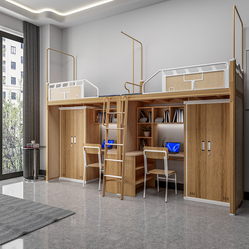 学生宿舍连体公寓床铁床